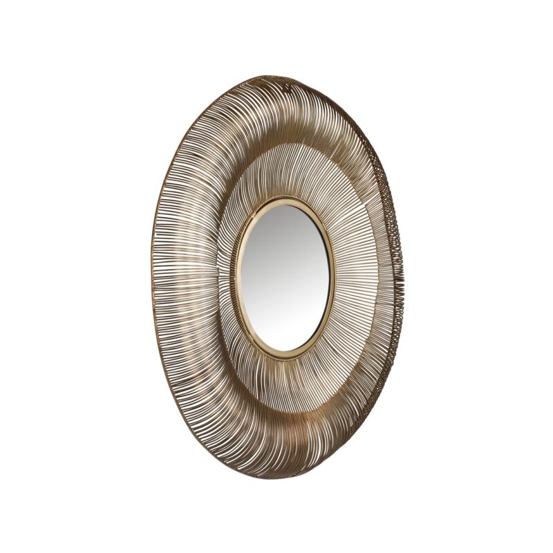- Spiegel Aliza brushed gold 76Ø