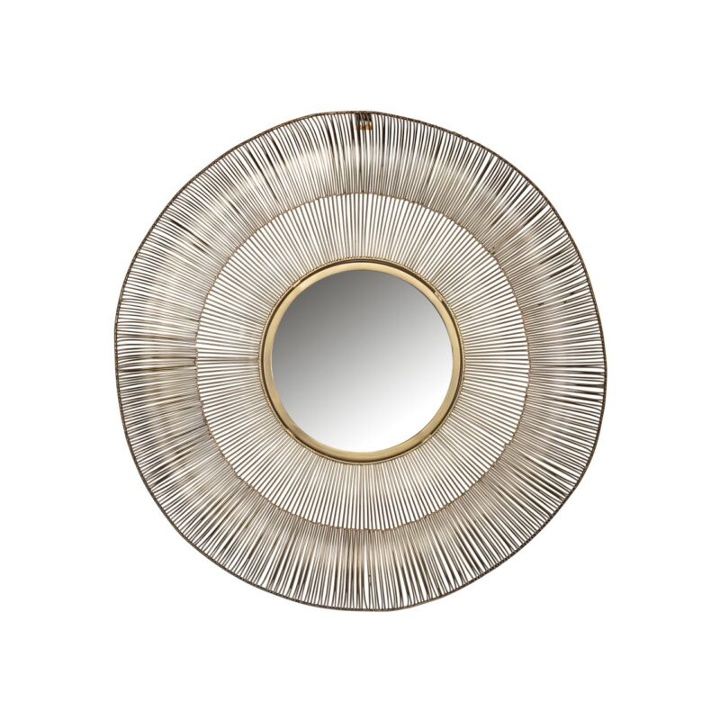 - Spiegel Aliza brushed gold 76Ø