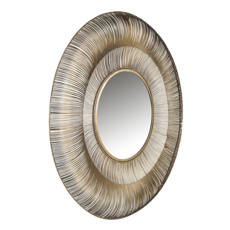 - Spiegel Aliza brushed gold 101Ø