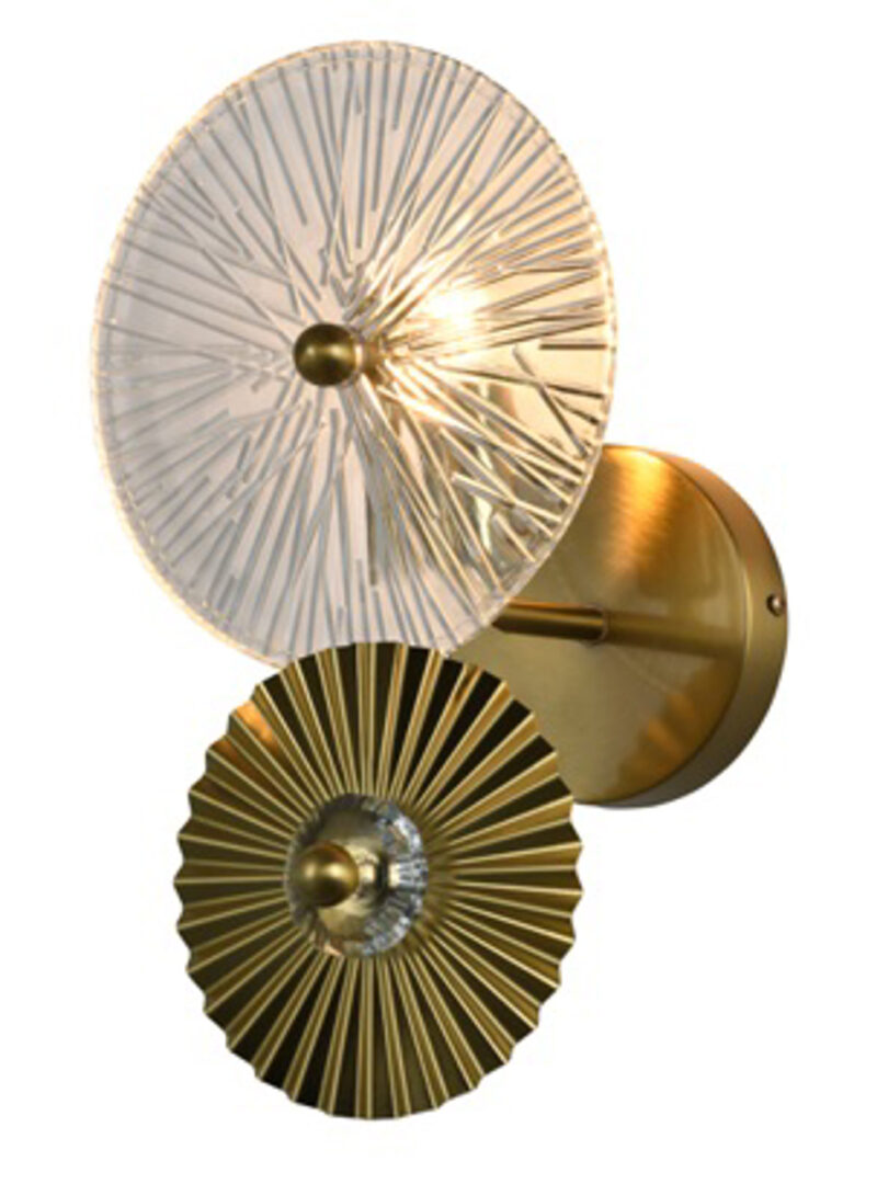 - Wandlamp Otis brushed gold