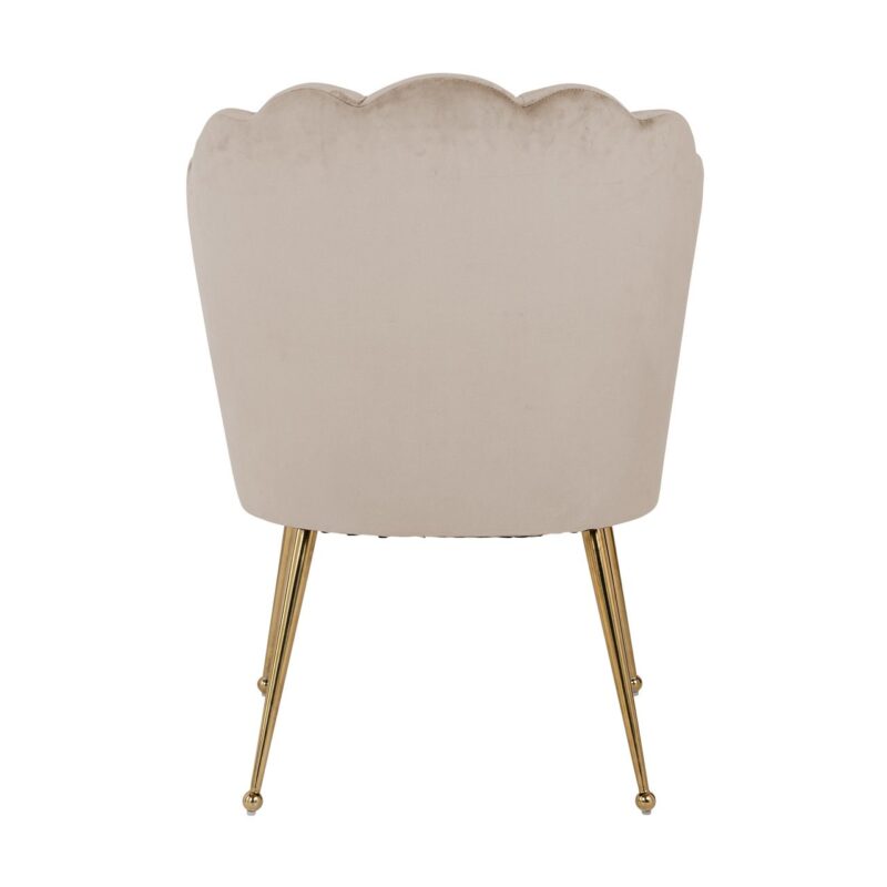 - Eetkamerstoel Pippa khaki velvet