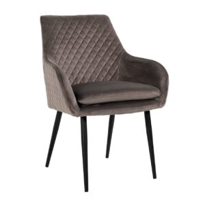 - Eetkamerstoel Chrissy stone velvet (Set of 2)
