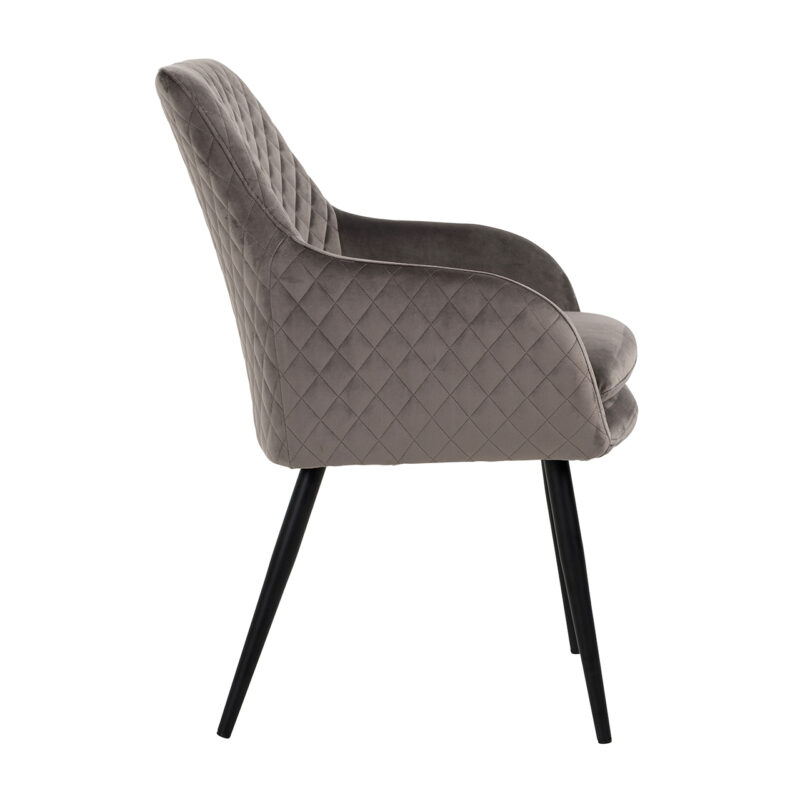 - Eetkamerstoel Chrissy stone velvet (Set of 2)