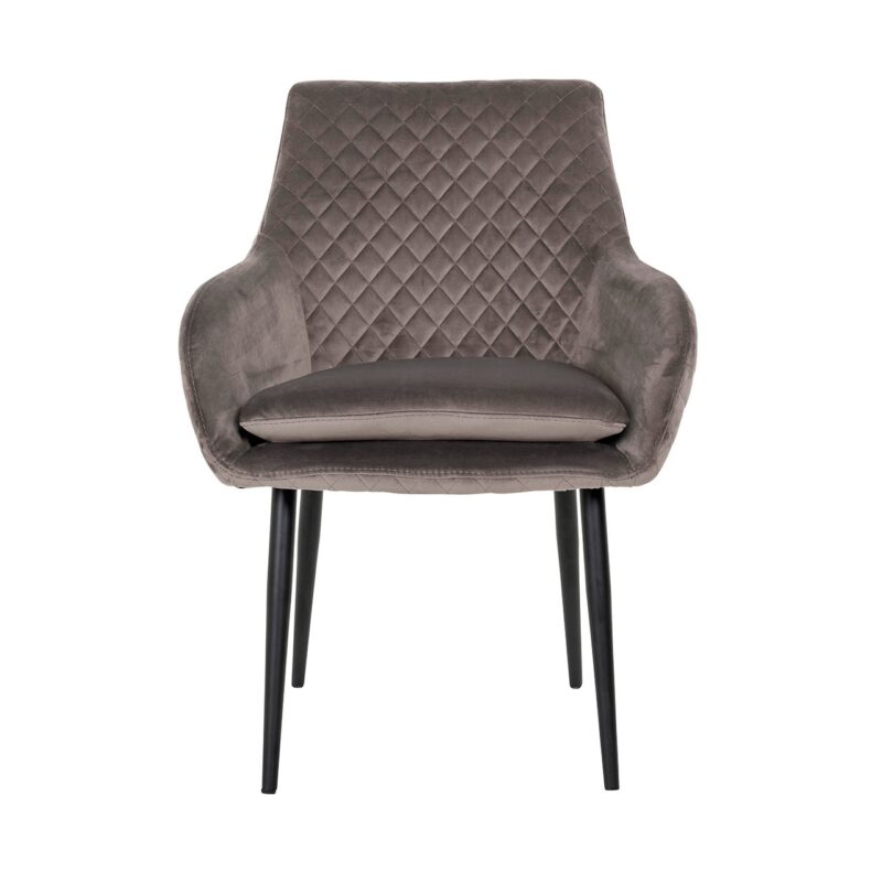 - Eetkamerstoel Chrissy stone velvet (Set of 2)