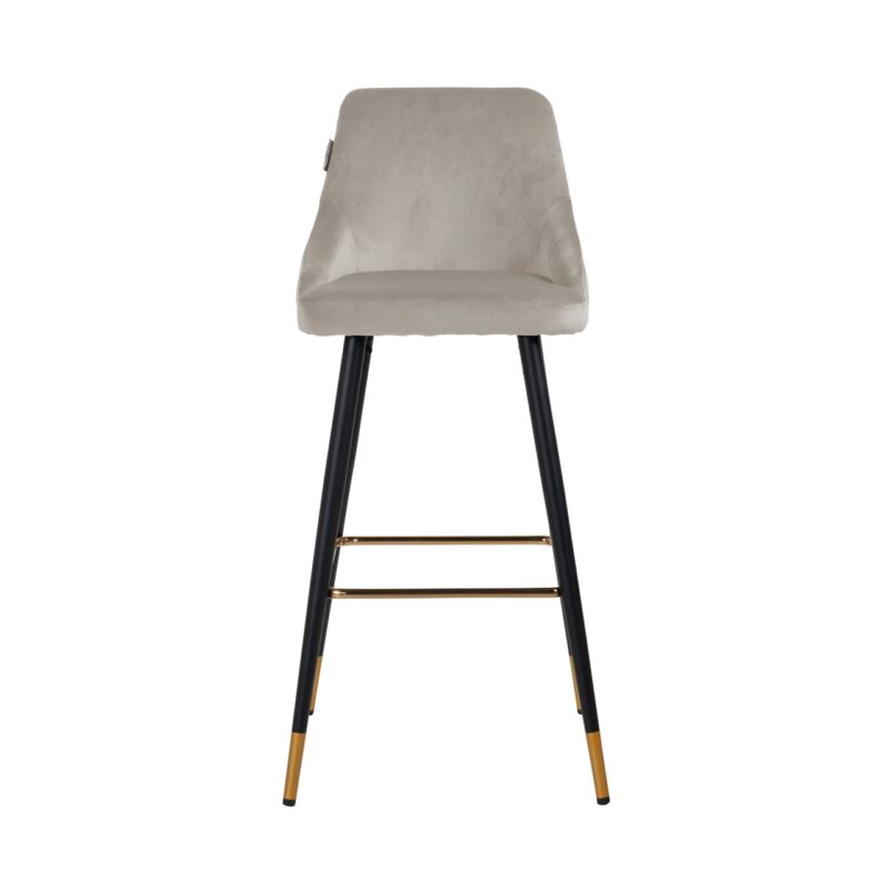 - Barstoel Imani khaki velvet (Set of 2)