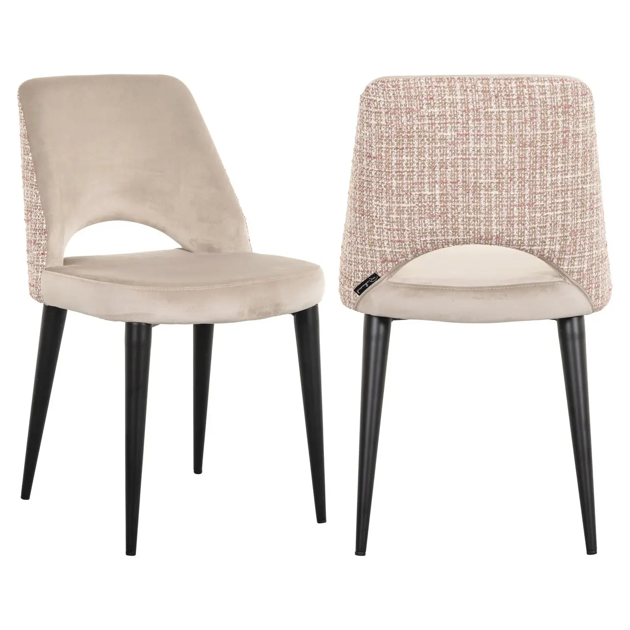 - Eetkamerstoel Tabitha trendy rose (Set of 2)