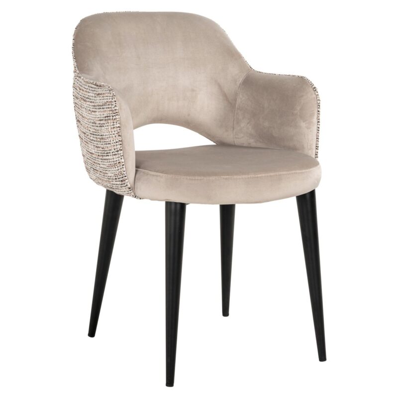 - Eetkamerstoel Giovanna trendy nature fire retardant