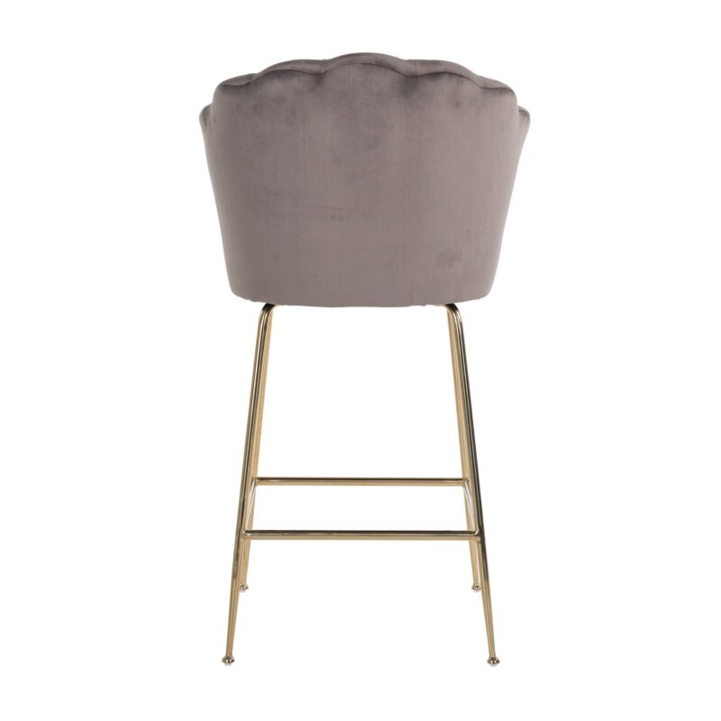 - Barstoel Pippa stone velvet