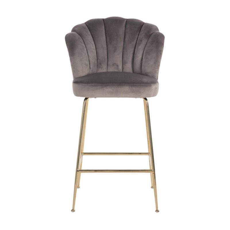- Barstoel Pippa stone velvet