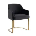 - Eetkamerstoel Hadley quartz anthracite fire retardant
