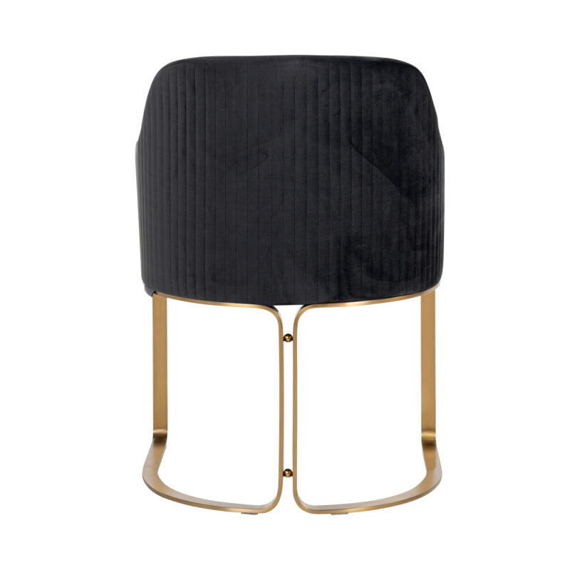 - Eetkamerstoel Hadley quartz anthracite fire retardant
