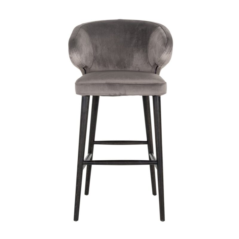 - Barstoel Indigo stone velvet
