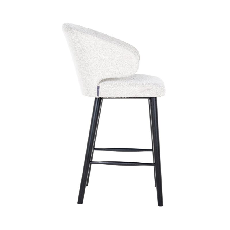 - Barstoel Indigo white bouclé