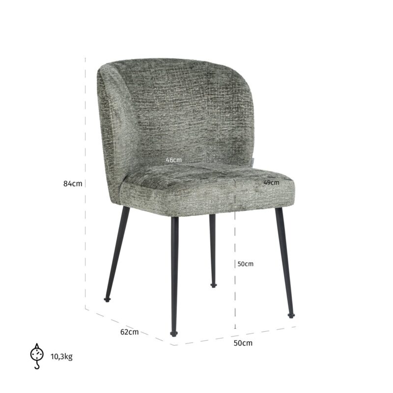 - Eetkamerstoel Fallon thyme fusion