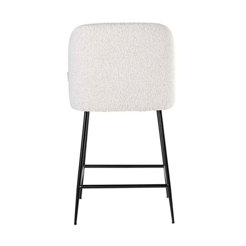 - Counterstoel Pullitzer white bouclé
