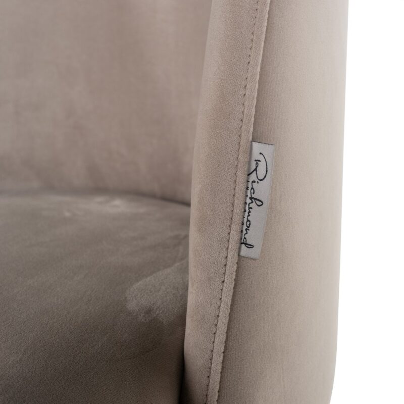 - Eetkamerstoel Alicia khaki velvet fire retardant