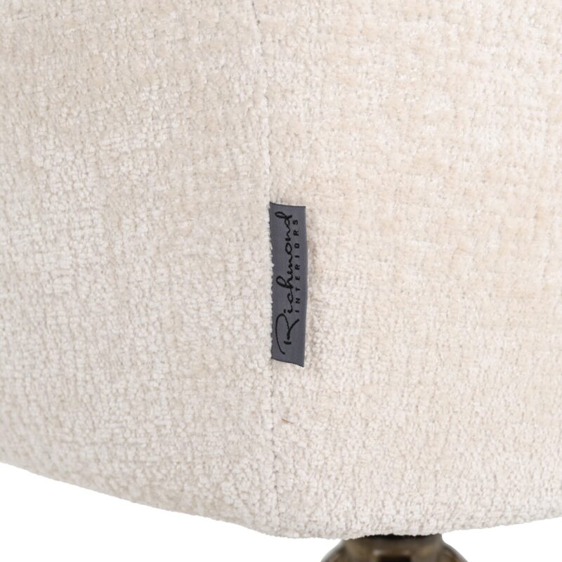 - Eetkamerstoel Aline FR white chenille fire retardant