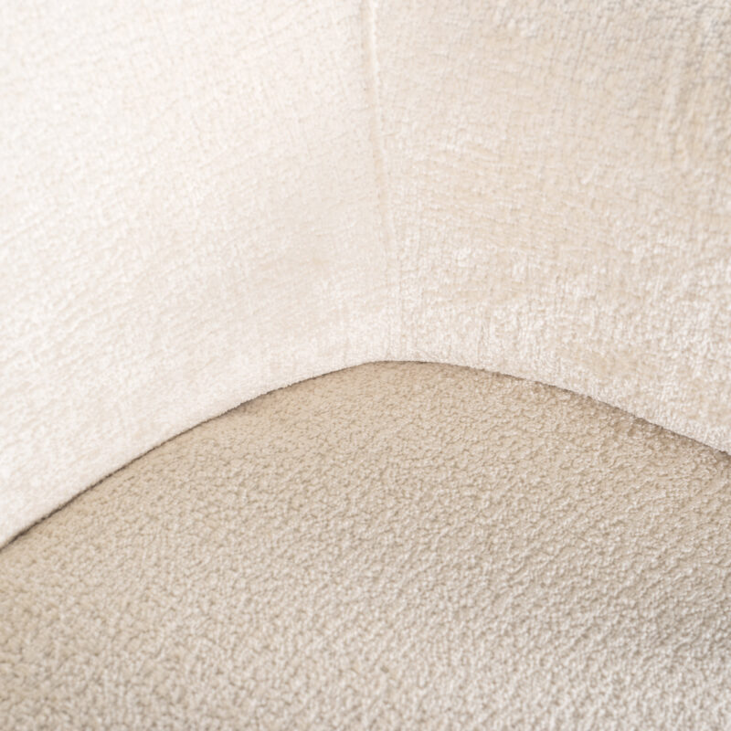 - Lounge stoel Venus white chenille