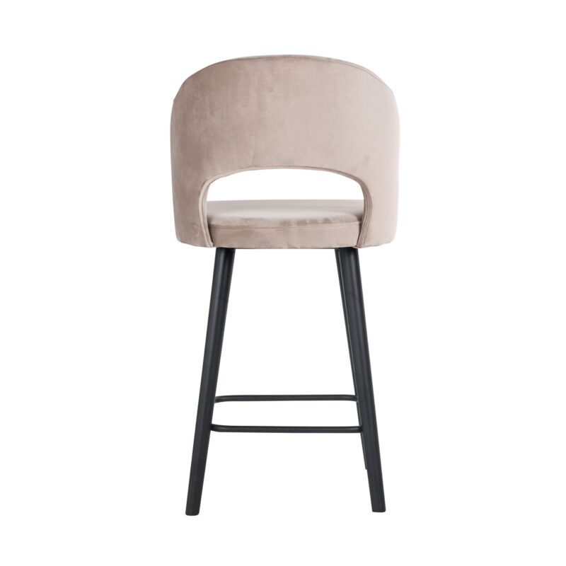 - Counterstoel Savoy khaki velvet