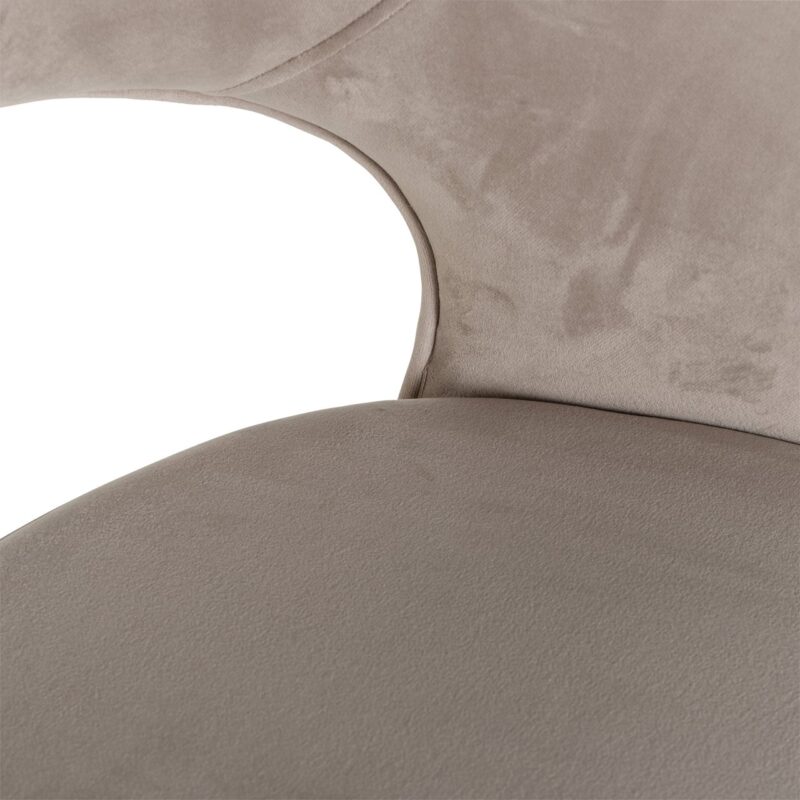 - Counterstoel Savoy khaki velvet