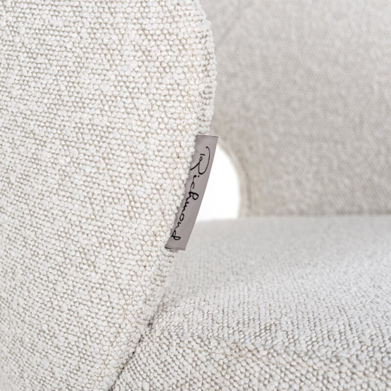 - Counterstoel Savoy white bouclé