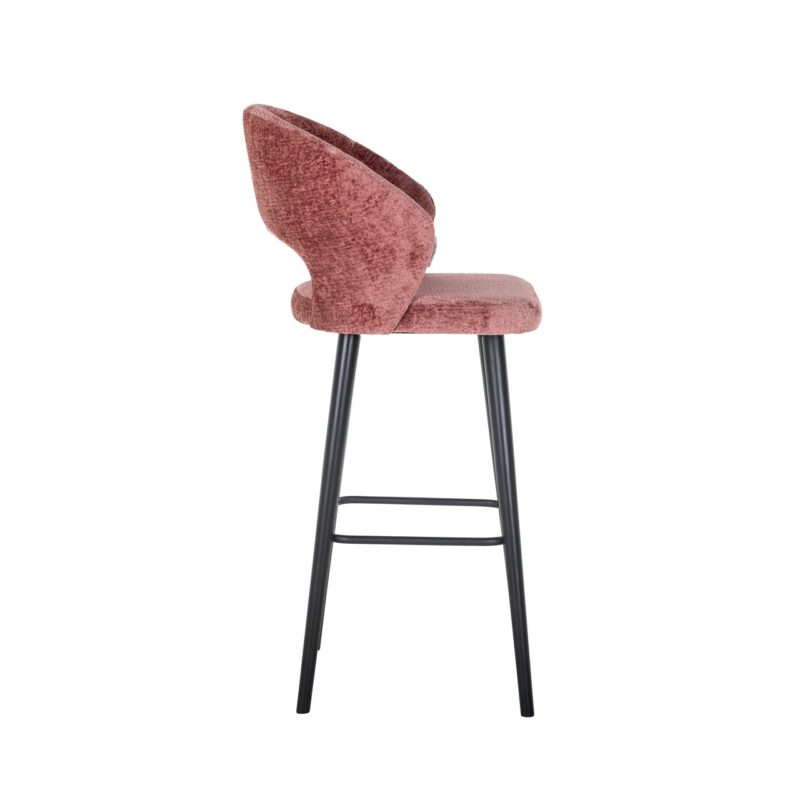 - Barstoel Savoy rose chenille
