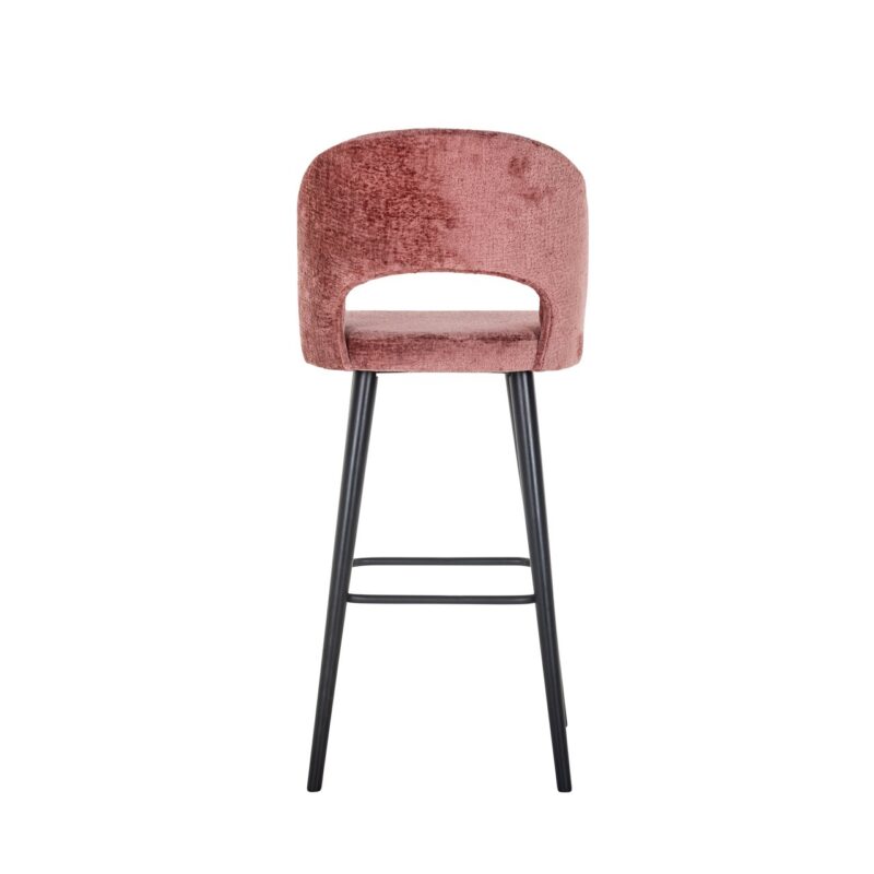 - Barstoel Savoy rose chenille