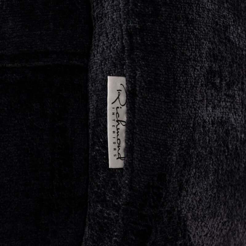 - Lounge stoel Turner black chenille