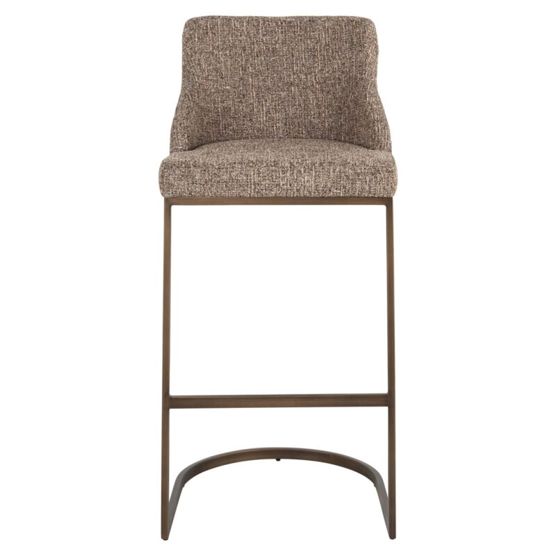 - Barstoel Bolton brown tweed (Set of 2)