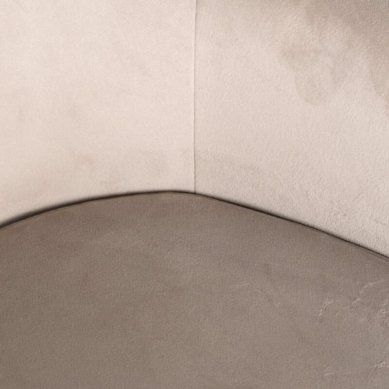 - Eetkamerstoel Fay khaki velvet fire retardant
