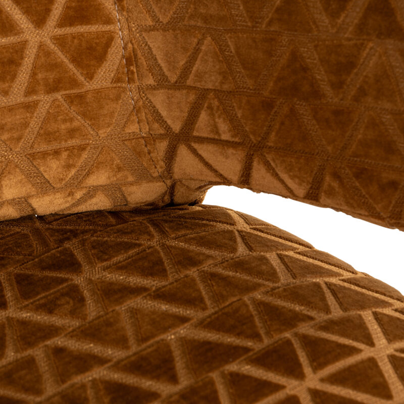 - Counterstoel Indigo old gold triangle