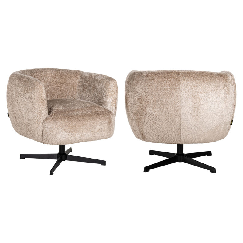 - Lounge stoel Estelle sheep natural