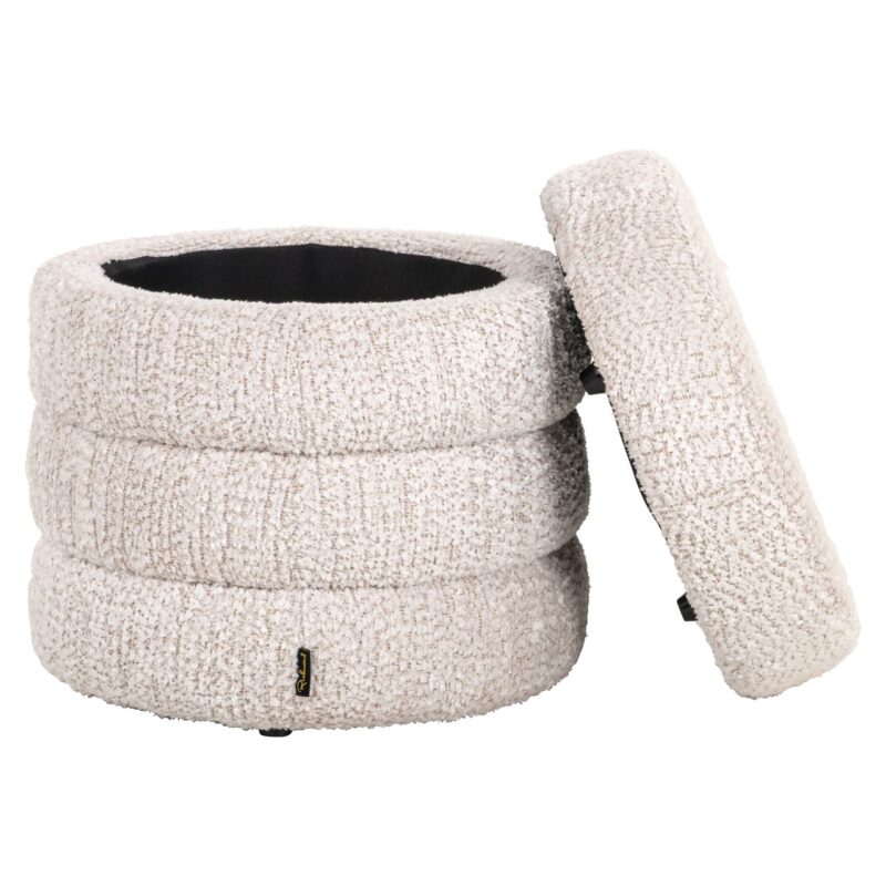 - Poef & Voetenbank Adele lovely cream