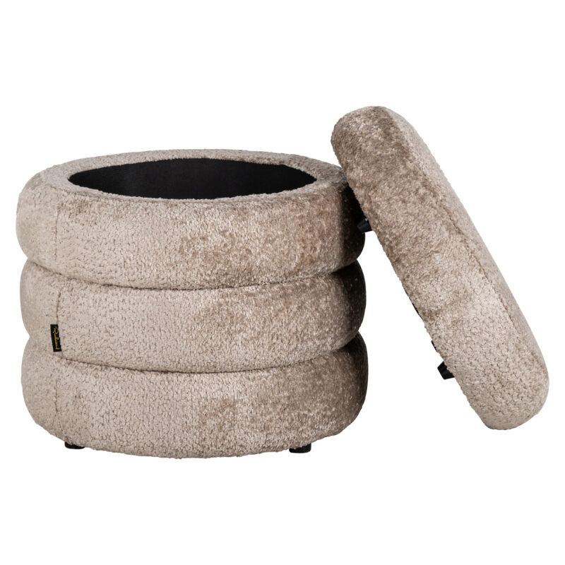 - Poef & Voetenbank Adele sheep natural