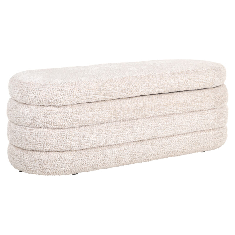 - Poef & Voetenbank Camile lovely cream
