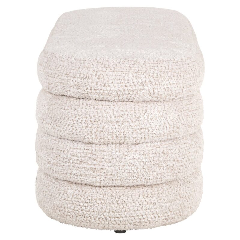 - Poef & Voetenbank Camile lovely cream
