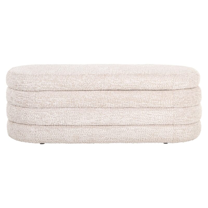 - Poef & Voetenbank Camile lovely cream