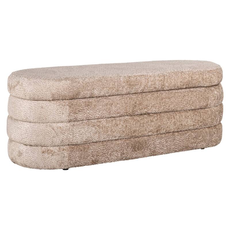 - Poef & Voetenbank Camille sheep natural