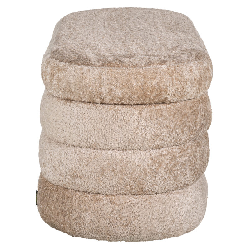 - Poef & Voetenbank Camille sheep natural