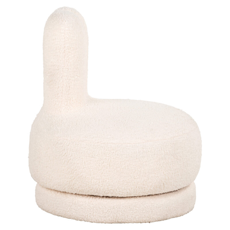 - Lounge stoel Bunny teddy white kids