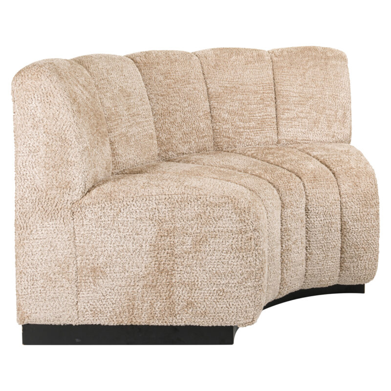 - Eetkamer bank Hillpark lovely beige round corner