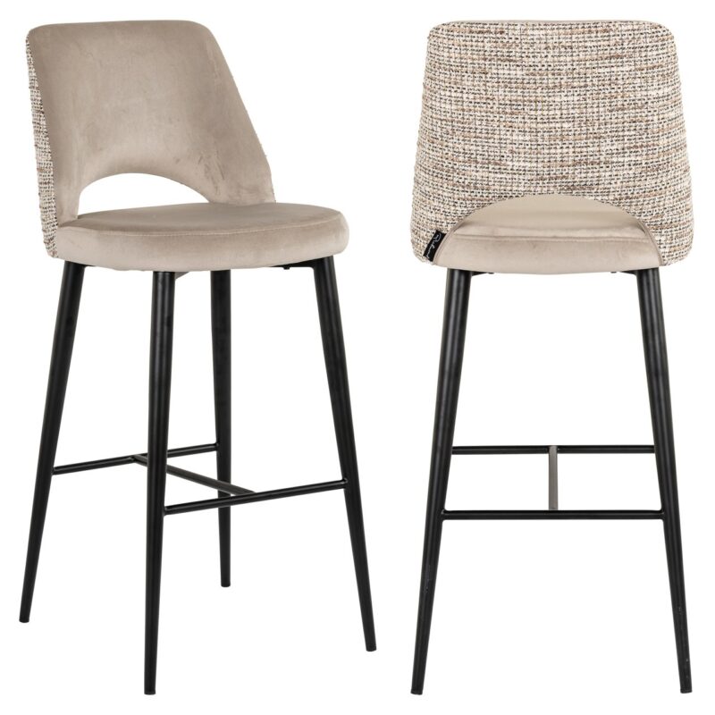- Barstoel Tabitha trendy nature fire retardant