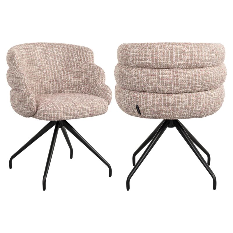 - Eetkamerstoel Kayla trendy rose