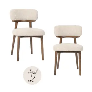- Eetkamerstoel Basker natural geo (Set of 2)