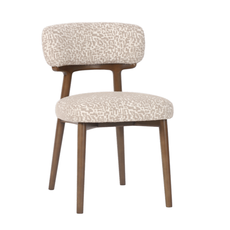 - Eetkamerstoel Basker natural geo (Set of 2)