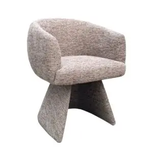 - Eetkamerstoel Quiriro mocca linear swivel