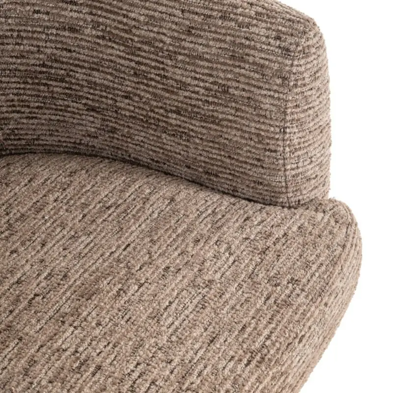 - Eetkamerstoel Quiriro mocca linear swivel