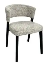 - Eetkamerstoel Zeno beige leopard