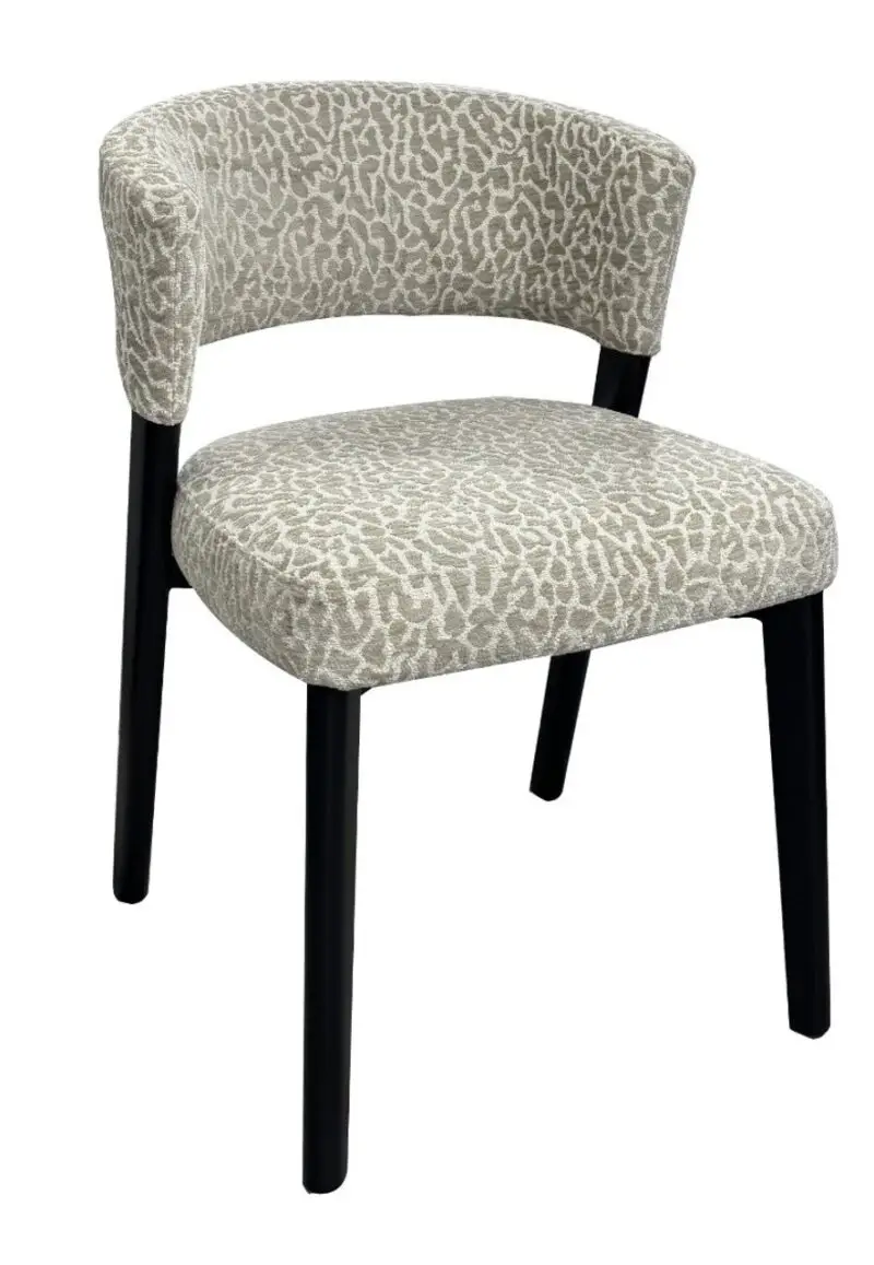 - Eetkamerstoel Zeno beige leopard