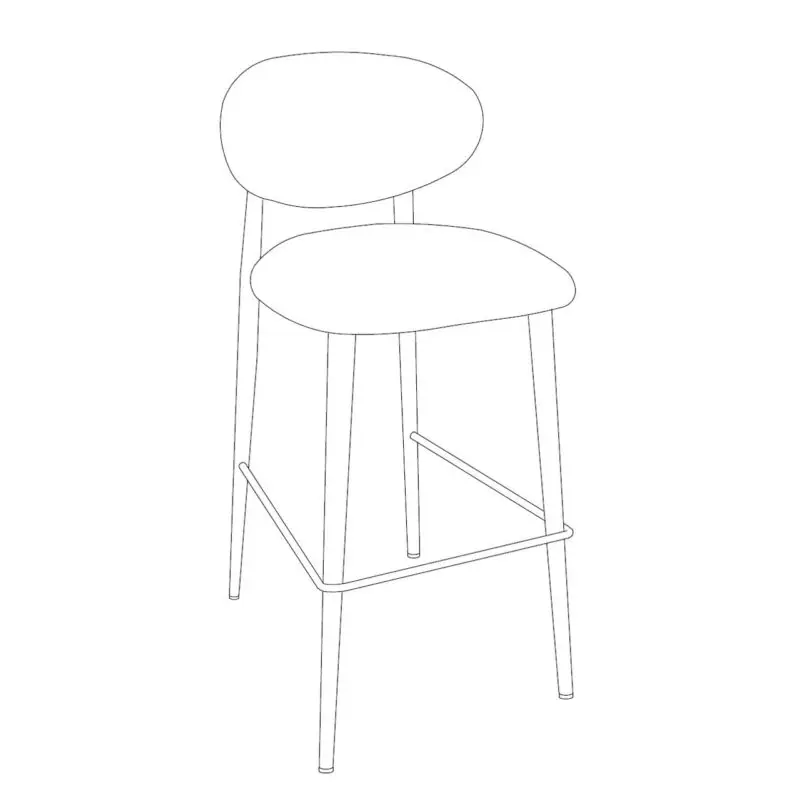 - Counterstoel Dantes hazel